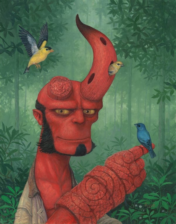 Hellboy portrait Thomas Ascott