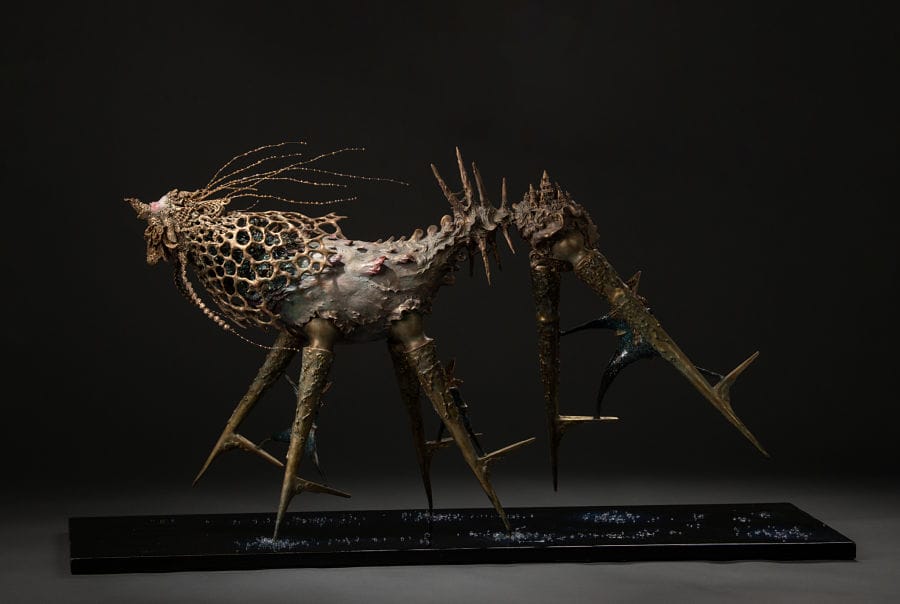 Akishi Ueda  surreal creature sculptures 