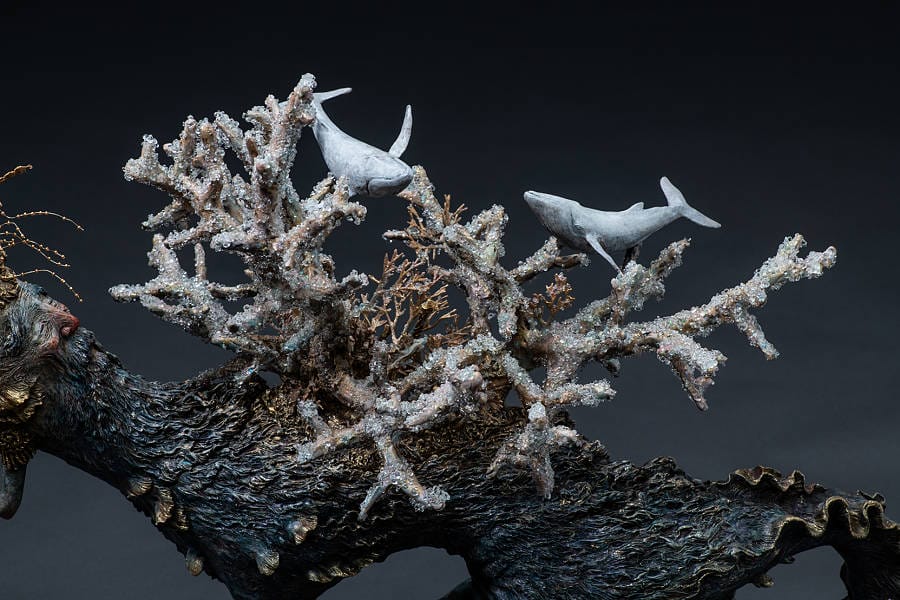 Akishi Ueda  surreal creature sculptures 