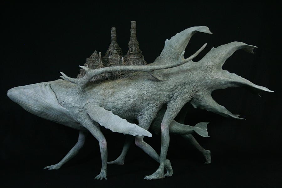 Akishi Ueda Japanese Sculptor Beautiful Bizarre art prize winner