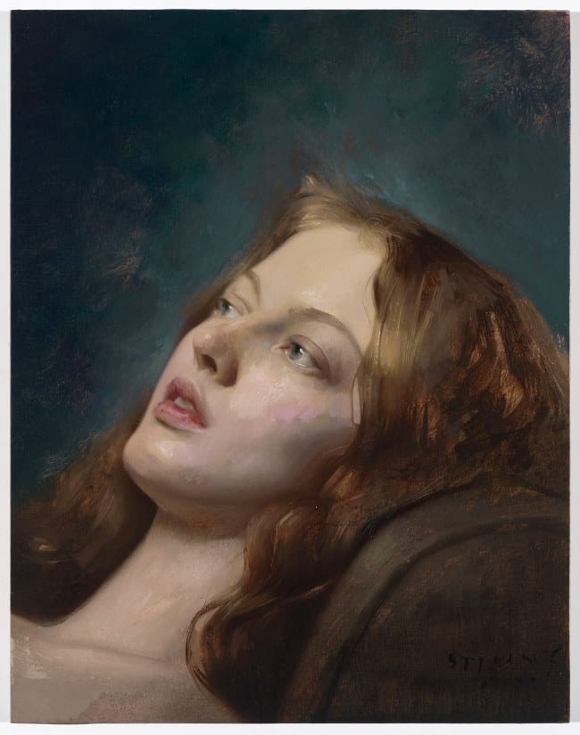 Will St. John - Laura Reclining painting 