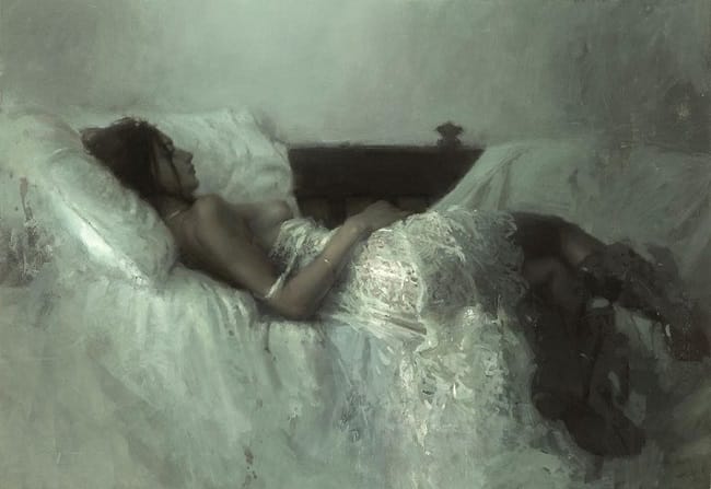 Jeremy Mann figurative painting 
