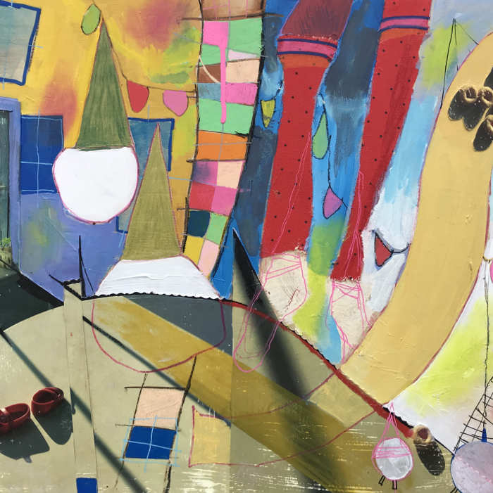 Christine Bush Roman abstract painting