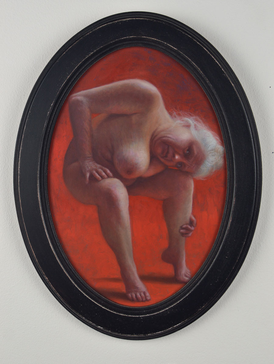Francien Krieg - "Shelter" nude painting 