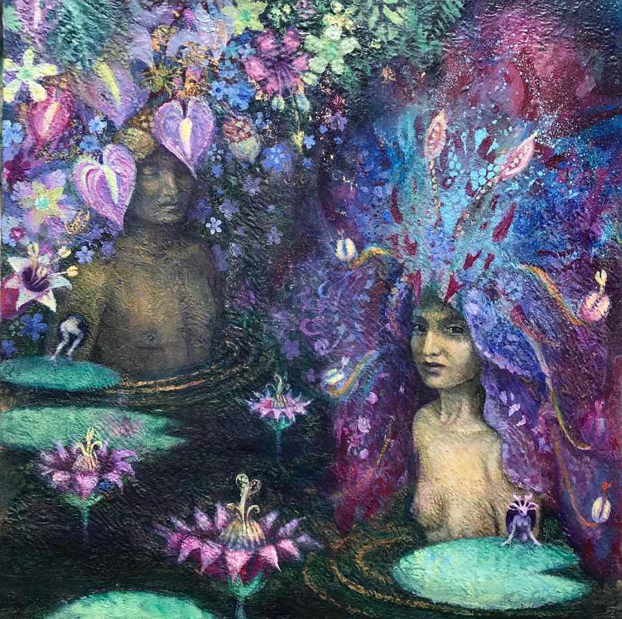 Stephanie Jucker surreal nude paiting 