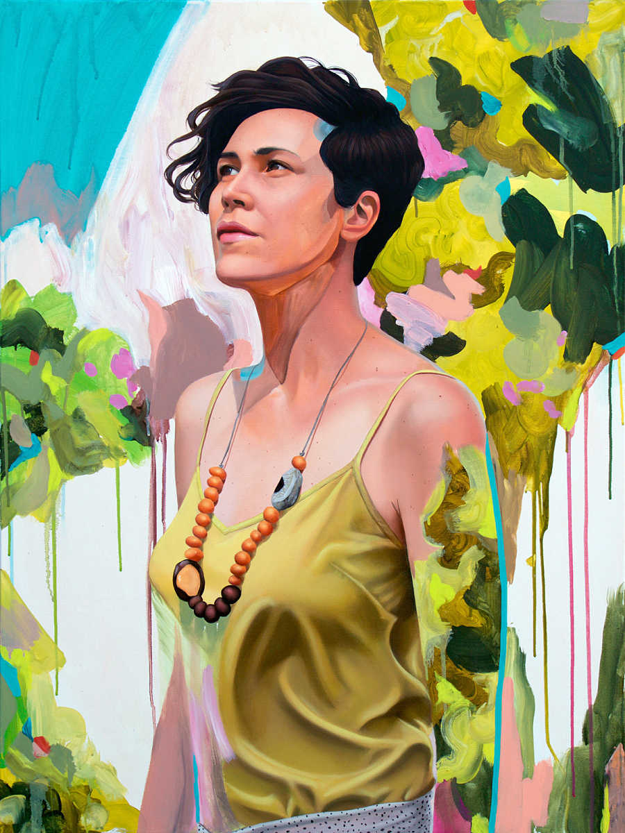 Kim Leutwyler surreal painting PoetsArtists
