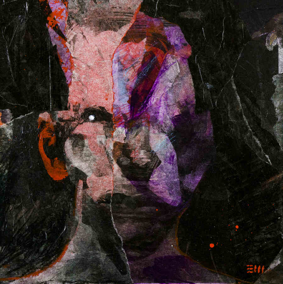 Eli Minaya abstract portrait Every Day Original