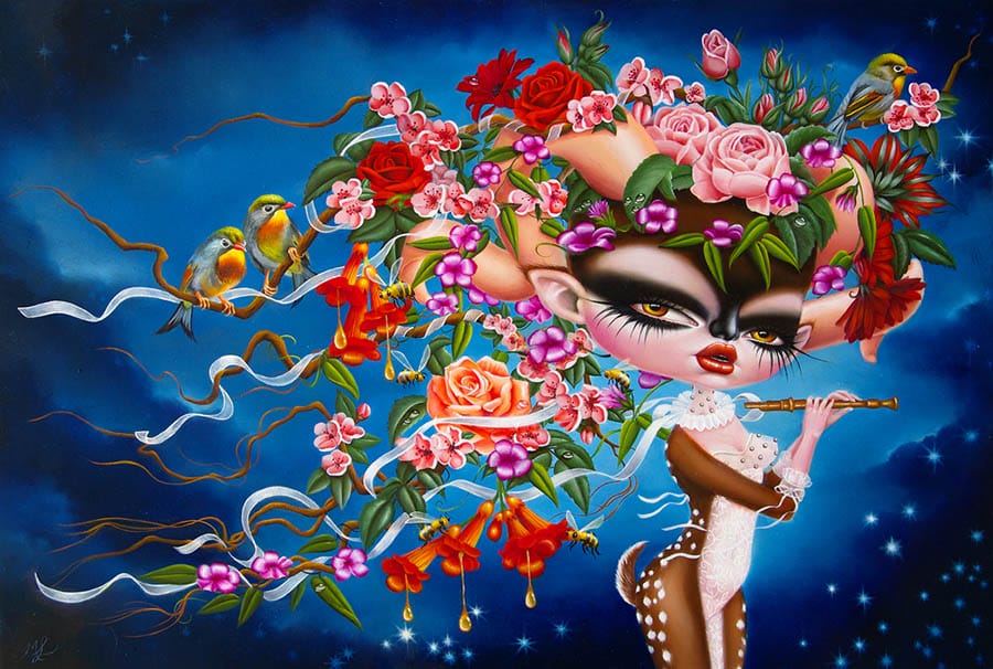 Marie Larkin deer creature Midnight Garden