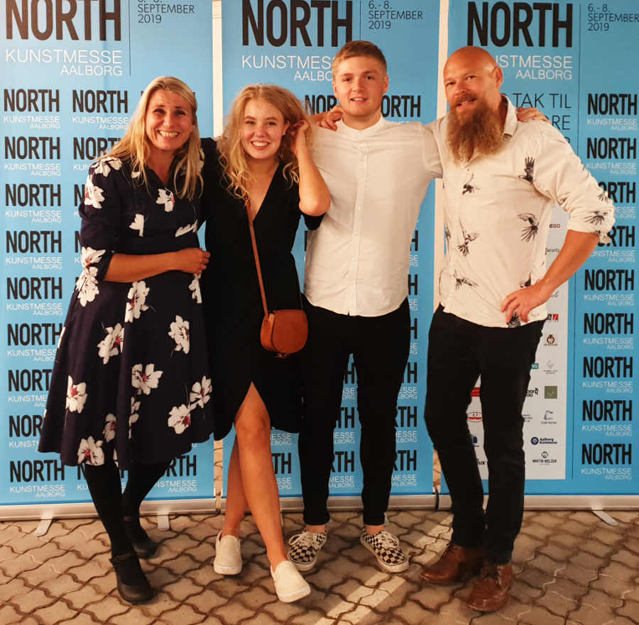 Anne Juul Chrisophersen and family
