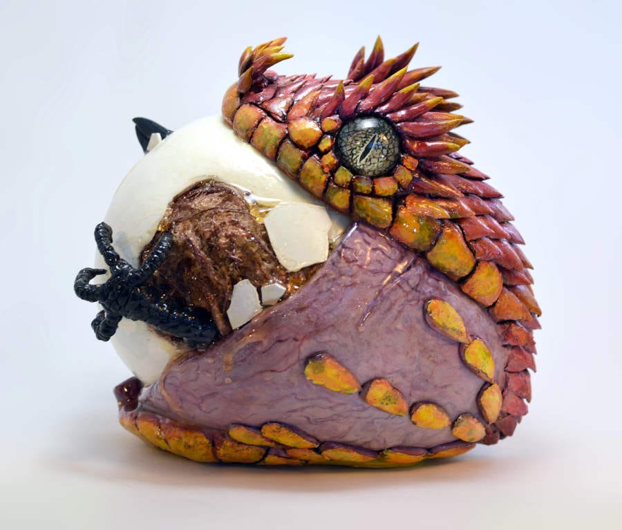 Sarah Lee Pink Viper sculpture