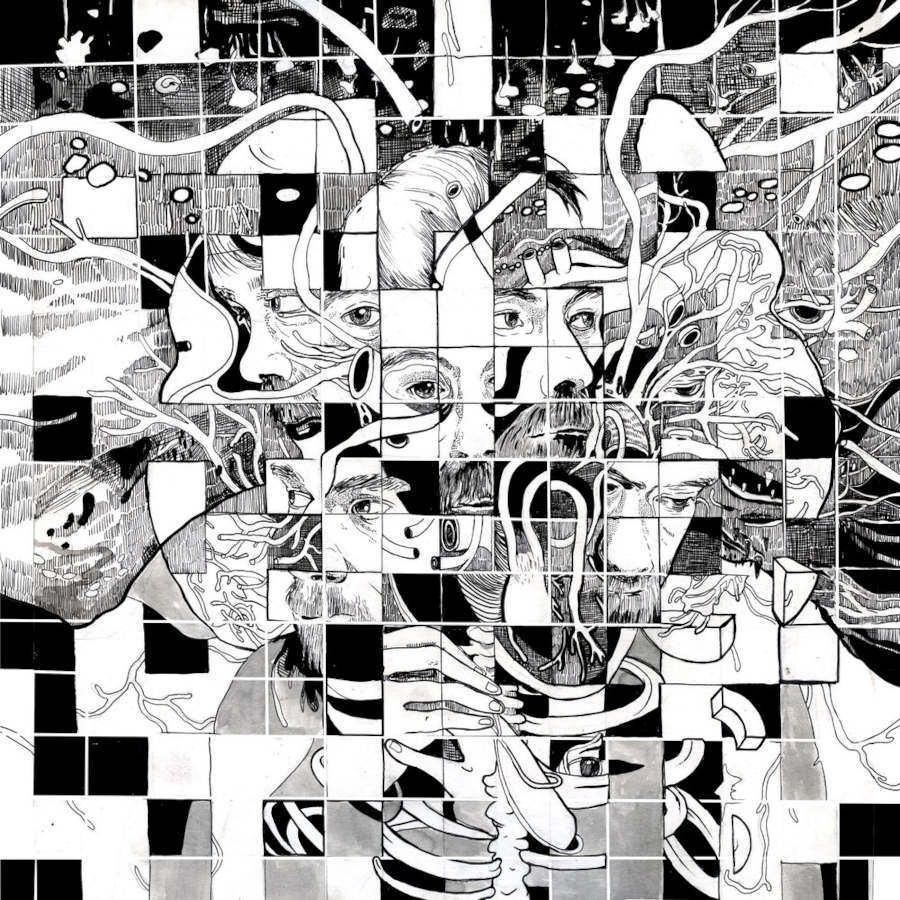 Eva Redamonti surreal pixel illustration
