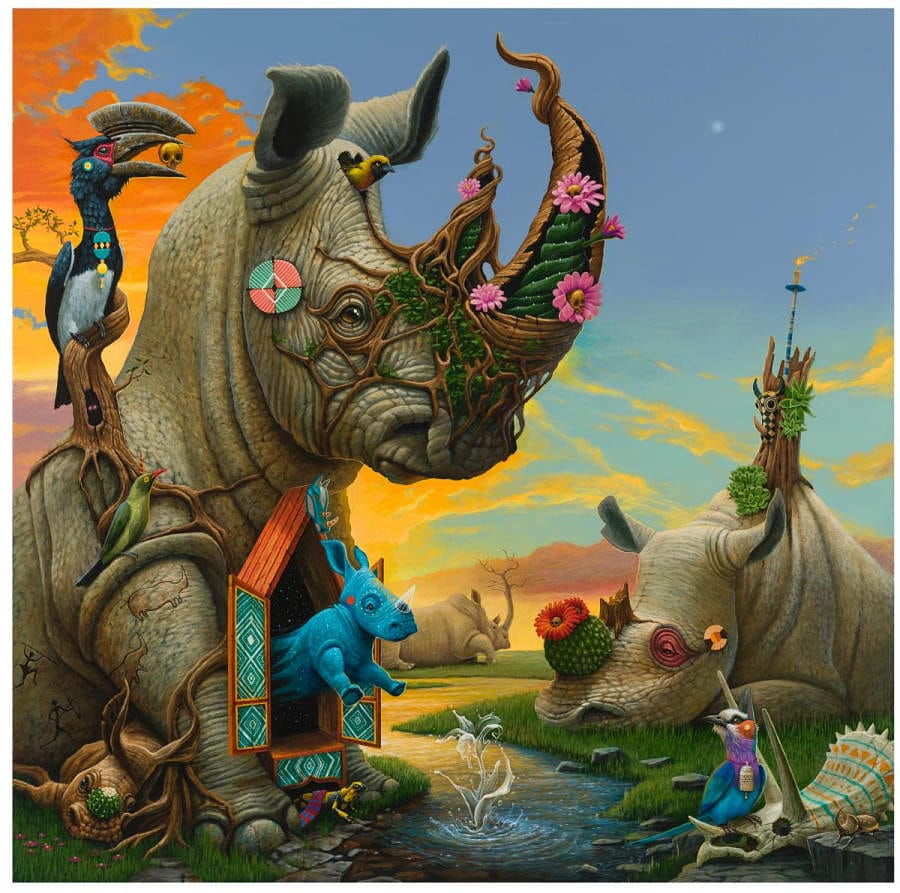 DULK pop surreal painting Thinkspace Projects 