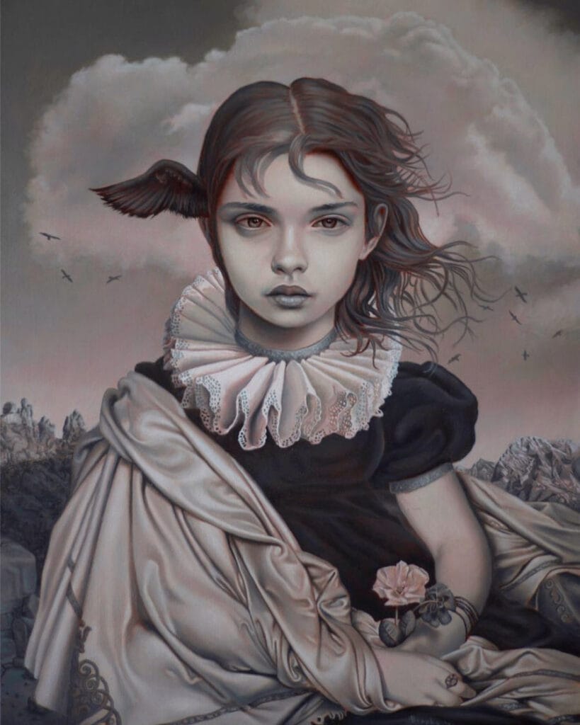 John Brophy girl portrait