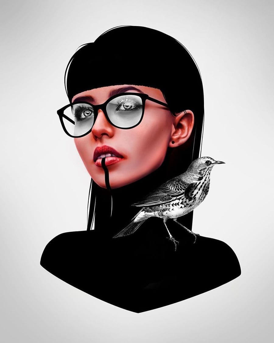 laura h rubin digital portrait