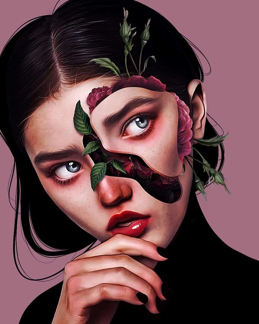 laura h rubin digital portrait