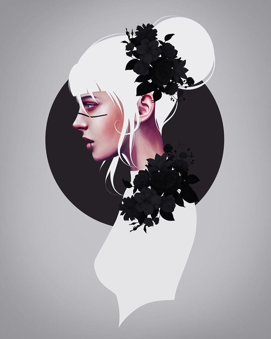 laura h rubin digital portrait