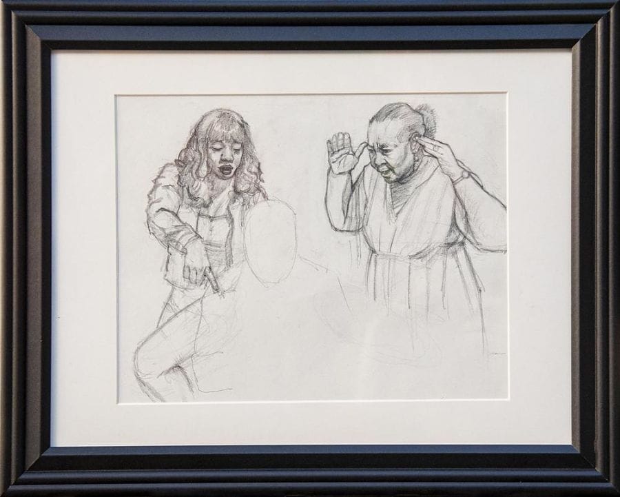 Loneschach drawing The Dark Art Emporium 