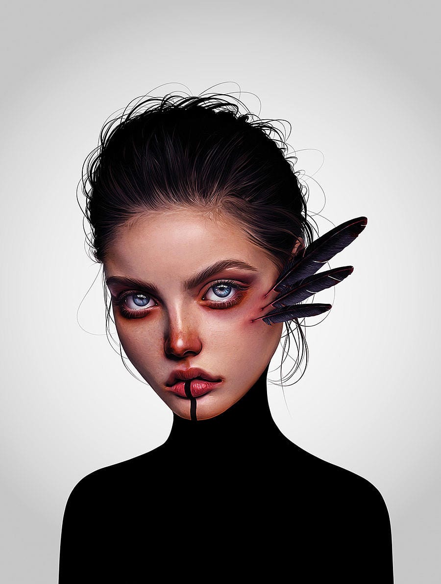 laura h rubin digital portrait