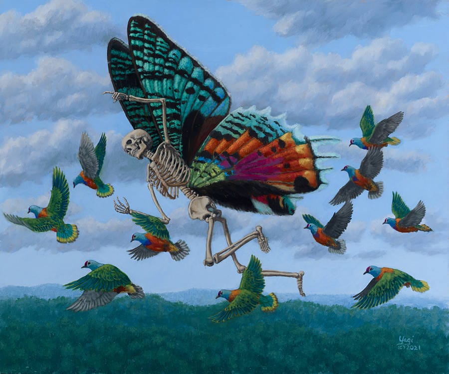  Sandra Yagi painting on view at Modern Eden Gallery