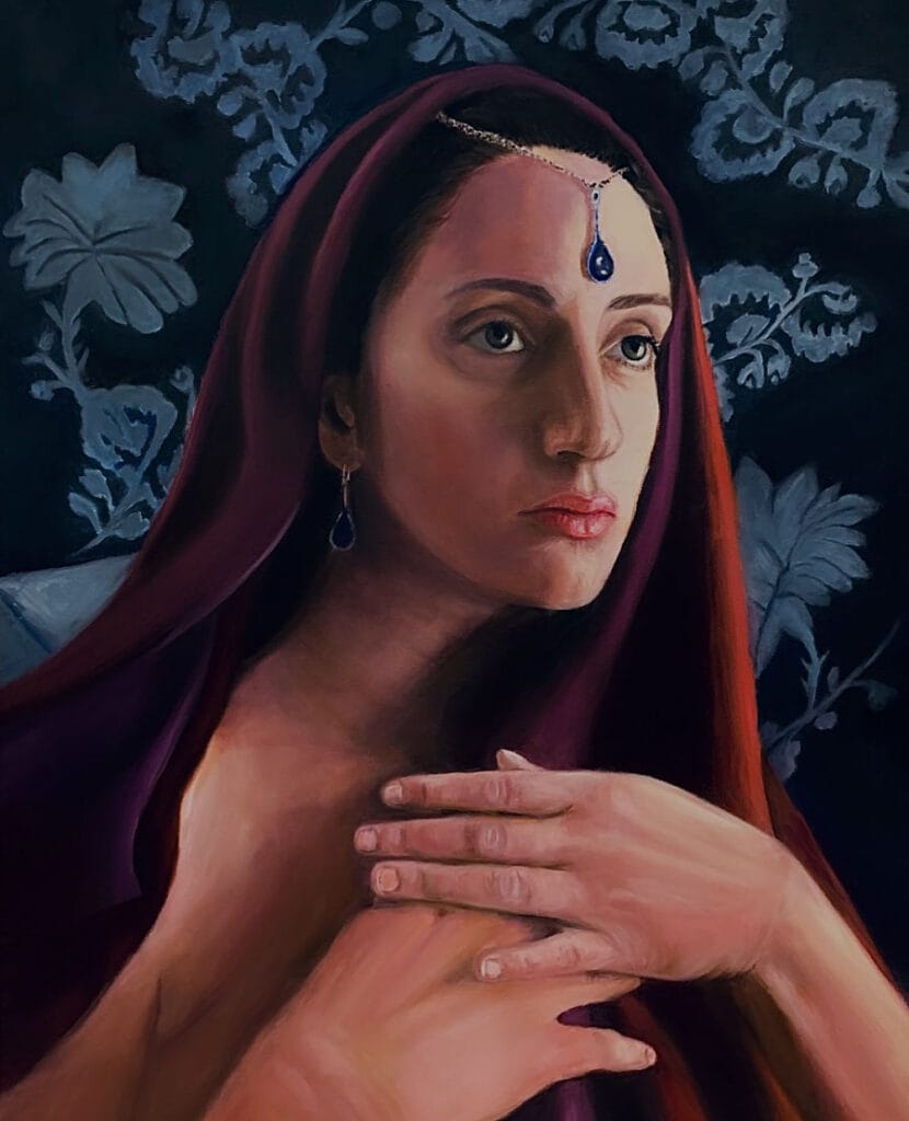 Hayam Elsayed sacrifice portrait painting 