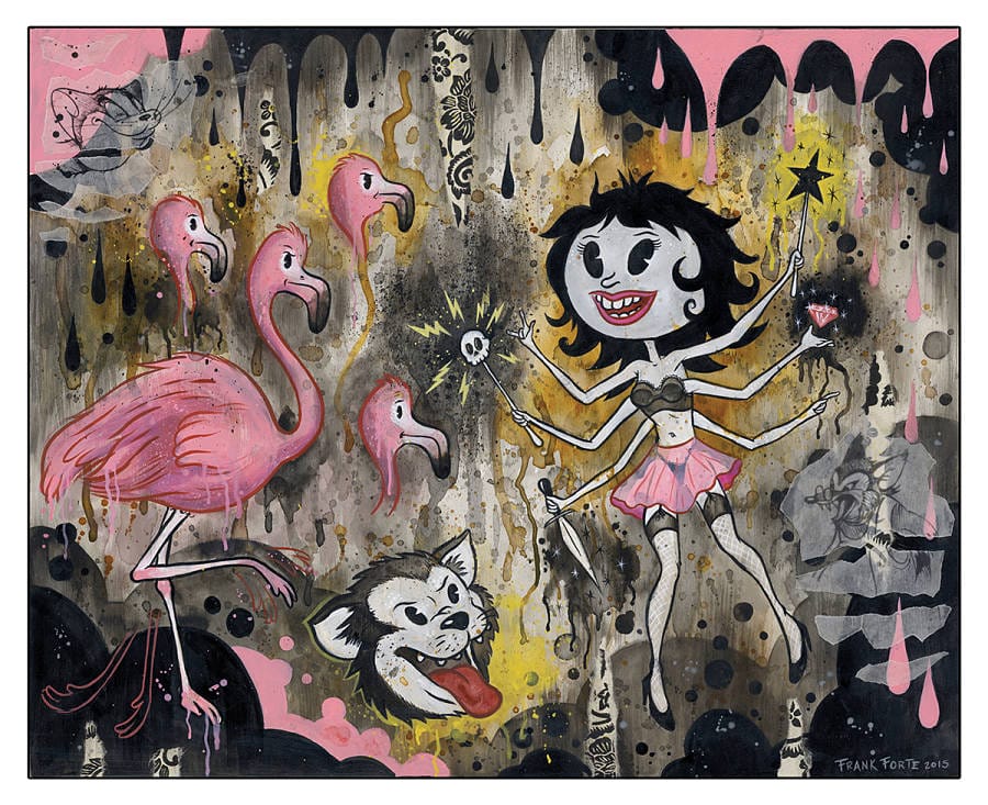 Frank Forte dark surrealism painting 