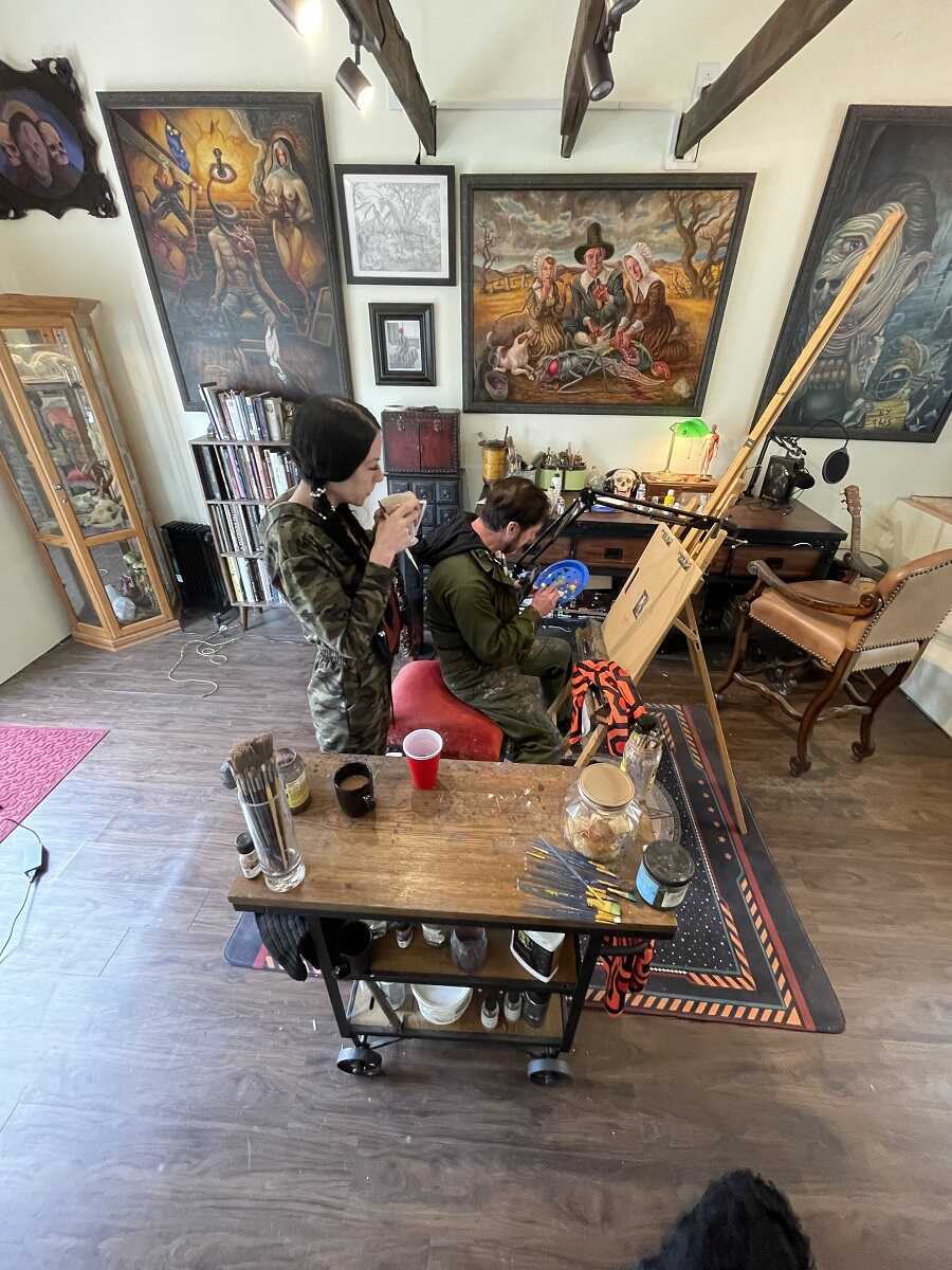 Jasmine Becket-Griffith and David Van Gough