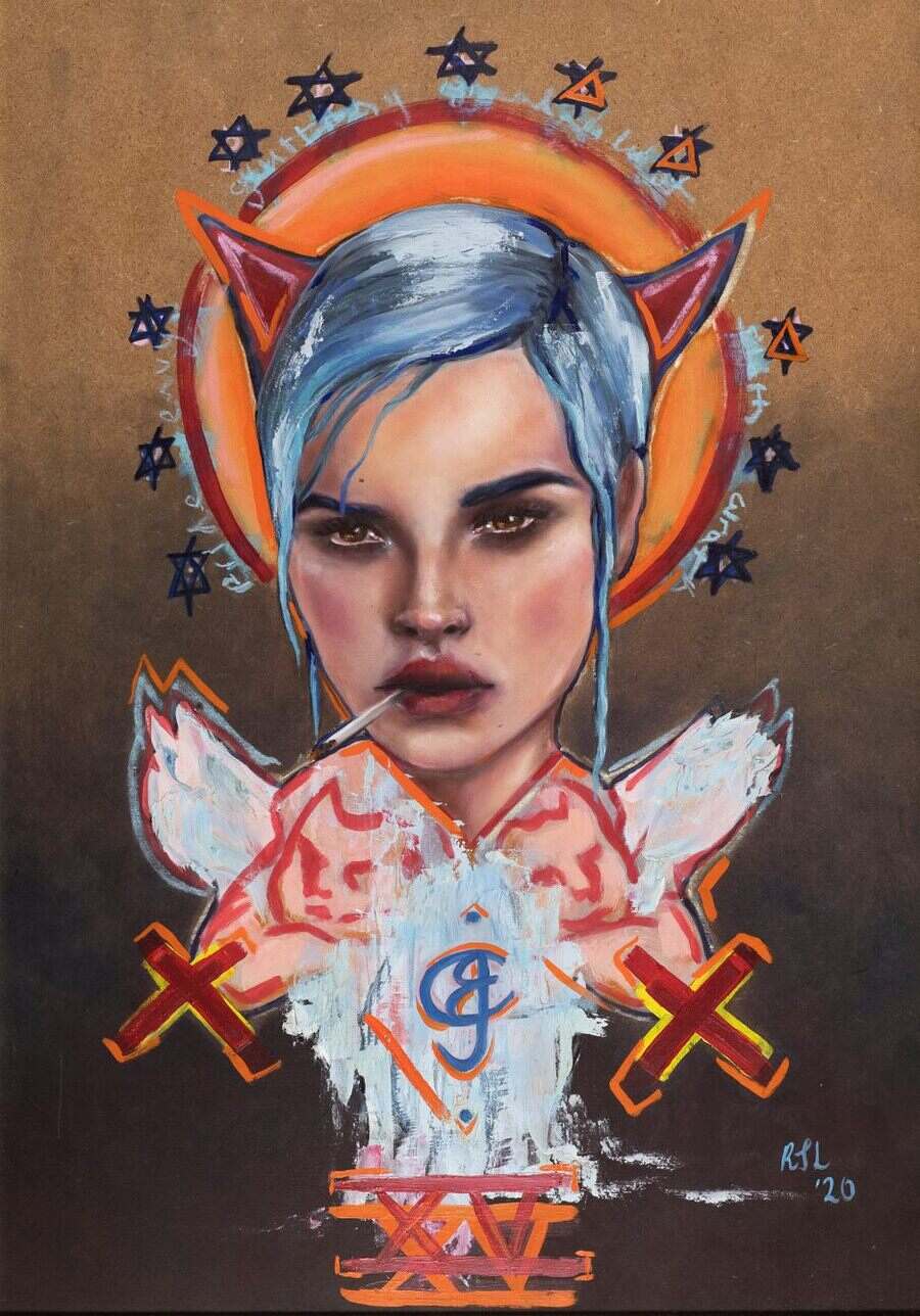 Rebecca Lesley Portrait Devil