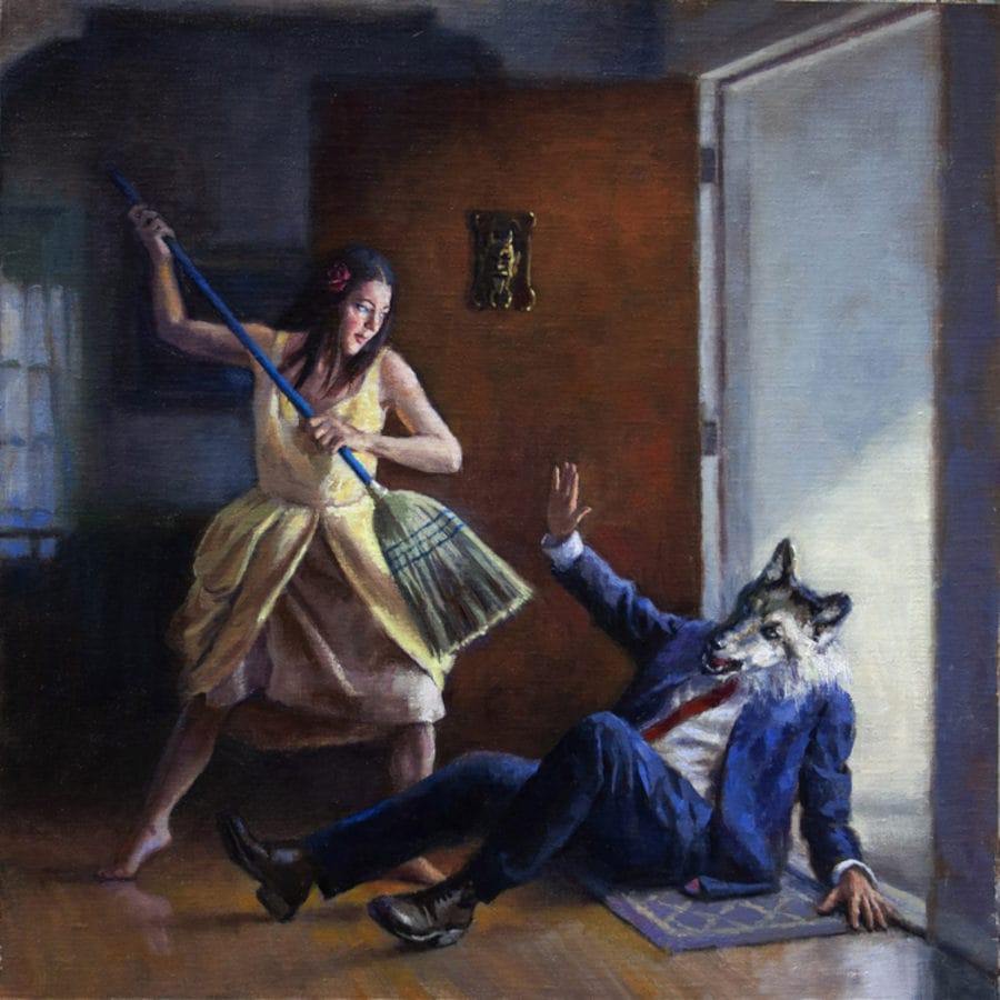 Dave-Lebow-Wolf-At-The-Door