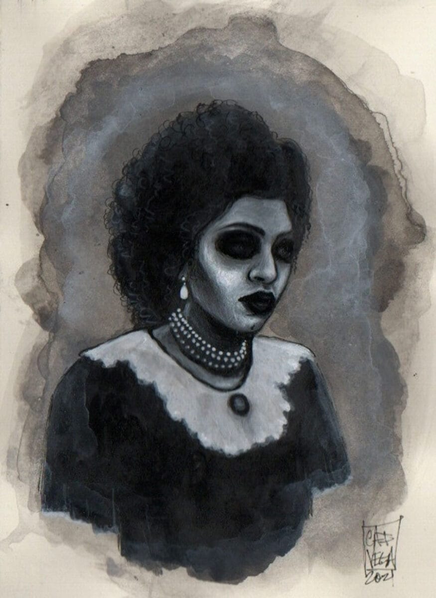 Cai Vega painting