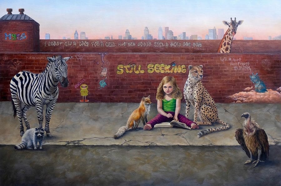 Kristen Eisenbraun of wild animals and a girl in the city