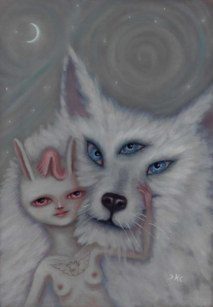 Karikatura-wolf