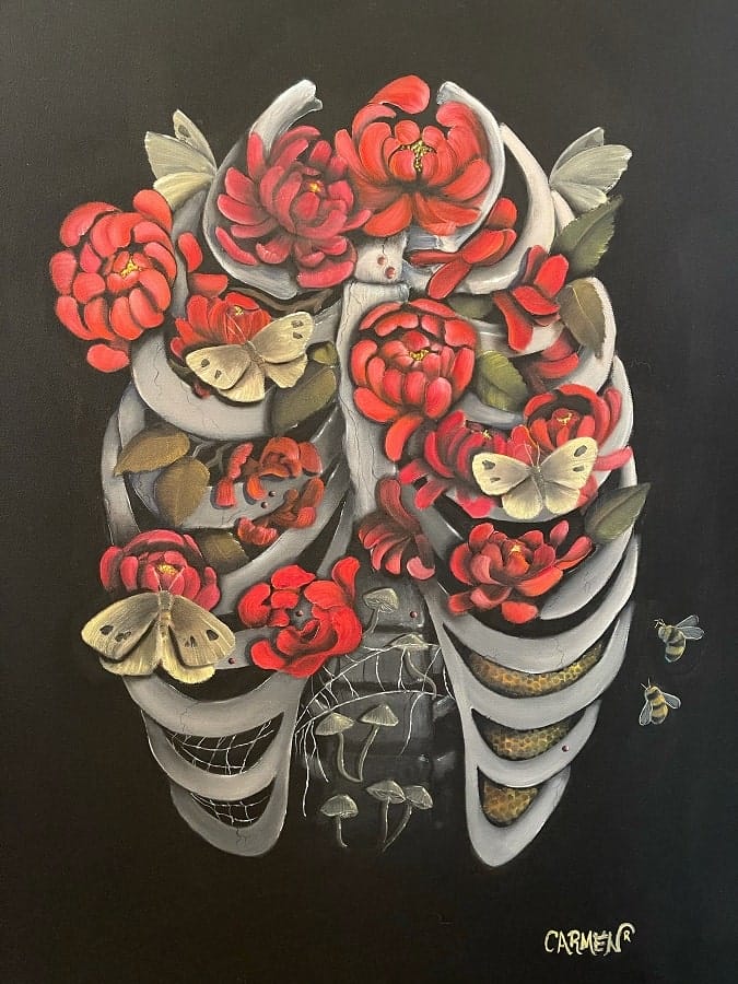 Carmen-Rosa-Flower-Painting