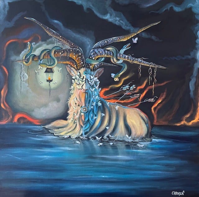 Carmen-Rosa-Goat-Painting