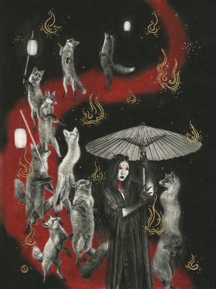 Inagaki-Fox-Procession