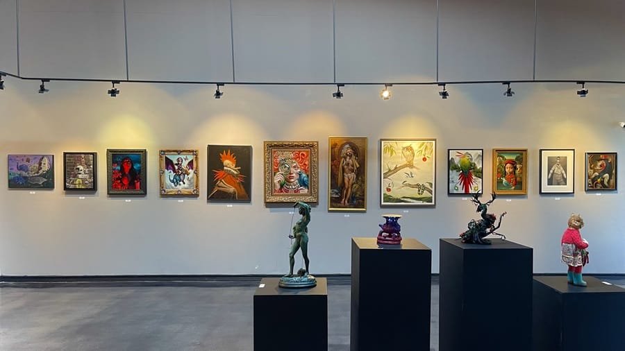 Fable-Folklore-sculptures-paintings-side-two